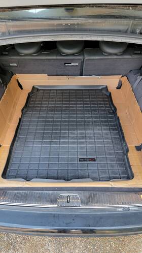 51472154481 Weathertech Bmw F10 Sedan Rear Fitted Rubber Trunk Mat 535/550/m5