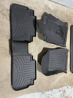 Brwe2599647 Weathertech Floor Mats Liners For Subaru Forester 2019 2020 2021 2022 Black Rubber Tpe
