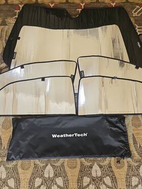 Ts-0103 Weathertech Weather Tech Sunshades For 2013 Toyota Corolla Le Set Of 6 Reversible