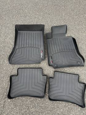 W204co Weathertech Floor Mats For Mercedes Benz C W204