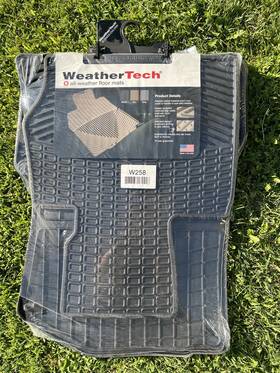 W258-w259 Weathertech New All-weather Floor Mats For - 1st And 2nd Row Black