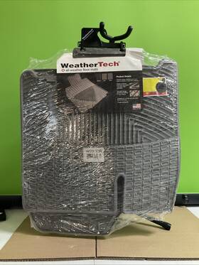 W292gr Weathertech All-weather Floor Mats For 2013-2020 Toyota Sienna -1st And 2nd Row
