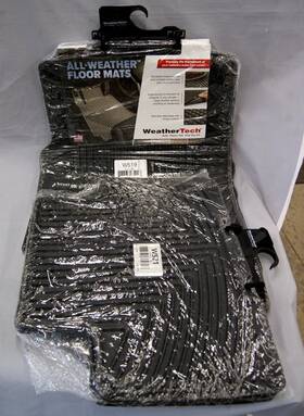 W519-w521 Weathertech All-weather Floor Mats - Black 2019-2022 Ford Ranger