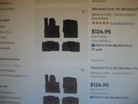 W526-w527 Weathertech Weather Tech Floor Mats For - 1st And 2nd Row Black New Fits 20-25 Explo
