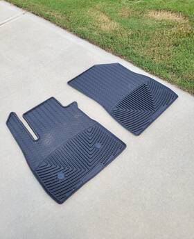 W556 Weathertech Front Set Floor Mats 2021 Buick Encore Gx Black #w556 Euc