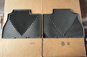 W70-rhs Weathertech 07-14 Silverado Sierra Tahoe Yukon Black All-weather Rear Floor Mats