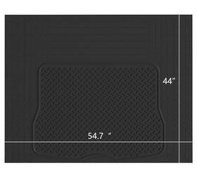 West Coast Auto 907271810125 Heavy Duty Rubber Trunk Cargo Liner Floor Mat All Weather Protection
