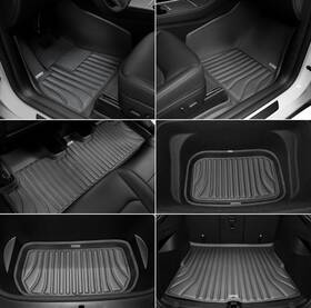 Ec-uxyp-ja36 West Liners Extreme Coverage Custom Floor Mats For Tesla Model Y 5-seat 2021-2025 Tpe Eva
