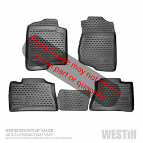 74-07-51011 Westin Black Profile Floor Liners Front And 2nd Row Pacifica 2017-2019