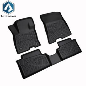 Wflnhb Amv3427767s Black 3 Pieces Waterproof Floor Mats Liner 2 Row For Maverick Hybrid 2022-2025