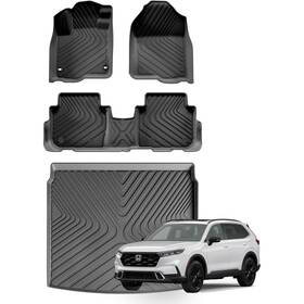 Scf002 Winnebird Wennebird All Weather Floor Mats And Cargo Liner For 2023-24 Honda Cr-v Hybrid