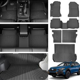 20231019013 Xeeqqmo For 2020-2025 Subaru Outback Floor Mats Cargo Liners Trunks Backrest