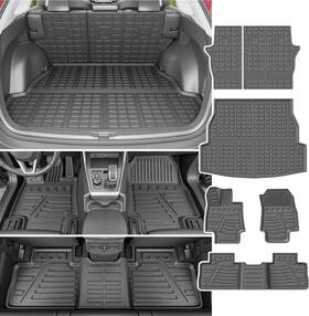20230912002 Xipex Floor Mats Cargo Trunk Liners Backrest Mat Anti-slip For 2019-2025 Toyota Rav4-1