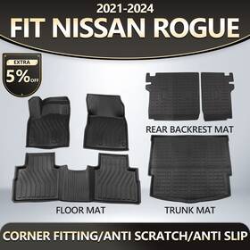 20231011008 Xipex Cargo Mats Backrest Mat Floor For 2021-2025 Nissan Rogue -1