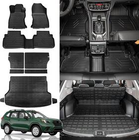 20231019011 Xipex For 2019-2024 Subaru Forester Floor Mats Cargo Liners Trunk Mat Backrest