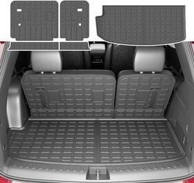 Ctcm-1 Xipoqix 7&8 Seats Cargo Mat Seatback Compatible With 2018-24 Chevy Traverse