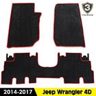 Xmjd006-4d Iallauto Jeep Wrangler Water Resistant Weather Floor Mats Cab Front