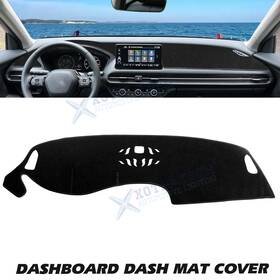 Kt517 Xotic Tech Black Dashboard Mat Poly Carpet Dashmat Non-slip Cover For Honda Hrv 2023-2025