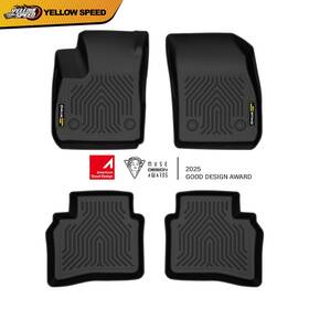 Yel023658 Yellowspeed All Weather Tpe Floor Mats 2 Row Liner Set Fit For 2021 2022 2023 Buick Envision