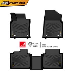 Yellowspeed Yel146541 Tpe All Weather Floor Mats Liners First And Second Rows Fit For 2018 Lexus Es200