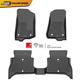 Yel156720 Yellowspeed All Weather Tpe Floor Mats Liners Set Fit For 2021-2024 Jeep Wrangler 4xe Hybrid