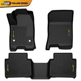 Yel229120 Yellowspeed Tpe Floor Mats Liners Fit For Chevrolet Colorado Crew Cab 2023-2024 All Weather