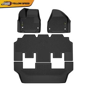 Yel426930 Yellowspeed All Weather Tpe Floor Mats Protection Liners Fit For 2017-2025 Chrysler Pacifica