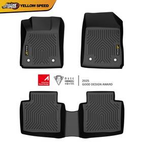 Yellowspeed Yel715519 Tpe All Weather Floor Mats Liners Set Fits Chevy Impala 2014-2020 1st And 2nd Rows