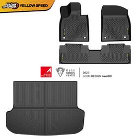 Yel720661 Yellowspeed New Tpe Floor Mats And Cargo Liner Set Fit For 2023-2025 Lexus Rx350 All Weather