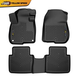 Yel883140 Yellowspeed Tpe Floor Mats Liners Fit For 2017-2022 Honda Cr-v Hybrid Car Carpet All Weather