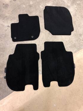 299.ho1a15 Yes Rare Euc 2015 Honda Fit Black Oem Floor Mat Set Fast Free Ship