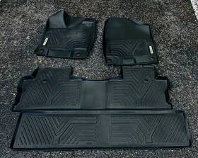 Yita Motor 197839583832 4pcs Floor Mats For 2017-2023 Honda Ridgeline Crew Cab Anti-slip 3d 3 Rows Liner