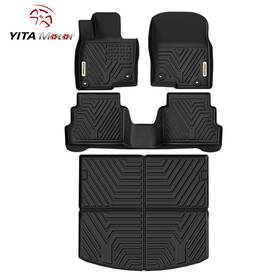 Beyshs9ymi Yitamotor Floor Mats And Cargo Mat Liner Set For 2017-2024 Mazda Cx-5 Tpe Non-slip