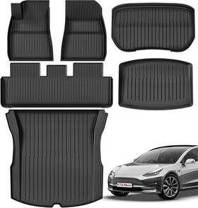 Mayimag1nd Yitamotor 2024-25 Tesla Model 3 Highland All-weather Floor Mats - 6 Piece Set
