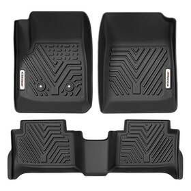 Yitaes011098 Yitamotor Tpe Floor Mats 2015-2022 Chevy Colorado And Gmc Canyon Crew Cab Weather