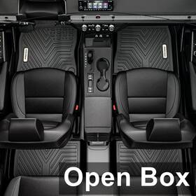 Ytes0025 Yitamotor - 1st And 2nd Row Floor Mats For Honda Accord Black