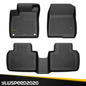 V-02cfm1331abk Ylwspeed20 Fit For 2018-2022 Honda Accord Sedan Waterproof Tpe Liners 3pcs 3d Floor Mats