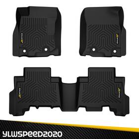 V-02cfm20a5abk Ylwspeed20 Tpe 3d Floor Mats Liners Fit For 14-23 Toyota 4runner Lexus Gx460 All Weather