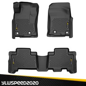 V-02cfm20a5bbk Ylwspeed20 All-weather Floor Mats Fit For 14-22 Lexus Gx460 13-23 Toyota 4runner Tpe