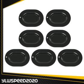 V-02etm0002bbk Ylwspeed20 7pcs Metal Trunk Floor Pan Drain Plug Plate Fit For Firebird Camaro Gto Chevelle