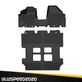 Yl011601 Ylwspeed20 Fits 2011-2017 Honda Odyssey 3 Row Liners Set All-weather Tpe Floor Mats
