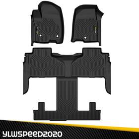 Yl011905 Ylwspeed20 Fit For 21-24 Chevrolet Tahoe/gmc Yukon All Weather 3d Tpe Floor Mats