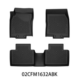 Yl021501 Ylwspeed20 3d Floor Mats Fit For 14-20 Nissan Rogue Car All Weather Tpe Set Liners