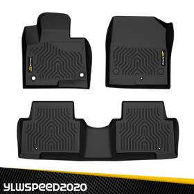 Yl032504 Ylwspeed20 Fit For 13-18 Hyundai Santa Fe Sport All Weather Tpe Floor Mats Protection Liner