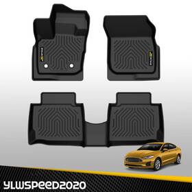 Yl071402 Ylwspeed20 Fit For 2017-2020 Ford Fusion All-weather Tpe Floor Mats Protection Liners