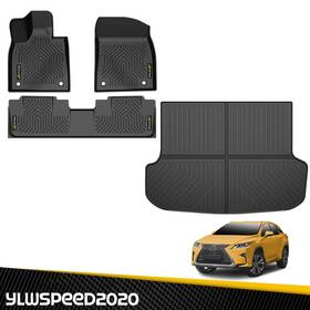 Yl071502 Ylwspeed20 Tpe Floor Mats Cargo Liner Fit For 23-2025 Lexus Rx350/rx350h/rx500h All Weather