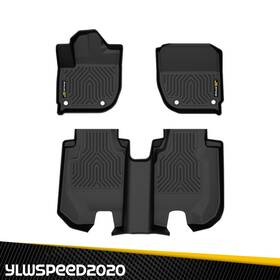 Yl102401 Ylwspeed20 Fit For 2016-2022 Honda Hr-v All-weather Tpe Rubber Liners 3pc Car Floor Mats