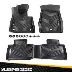 Yl112704 Ylwspeed20 Floor Mats Tpe All Weather Waterproof 3d Liners Fit For 20-24 Ford Explorer
