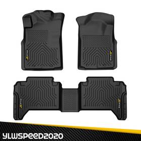 Yl20240926-12 Ylwspeed20 Floor Mats All Weather Car Liners Tpe Fit For 2005-2015 Toyota Tacoma Double Cab