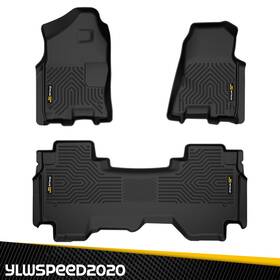 Yl20241210-9 Ylwspeed20 Tpe Floor Mats Fit For 2019-2024 Dodge Ram 1500 Crew Cab New Body